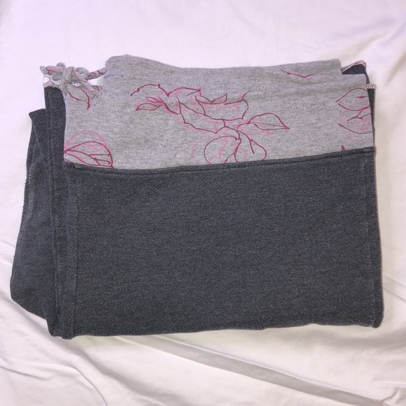 Insa Charcoal Gray, Jersey Knit Blend, Wide Leg, Capri Yoga or Lounging Pants - Picture 10 of 10